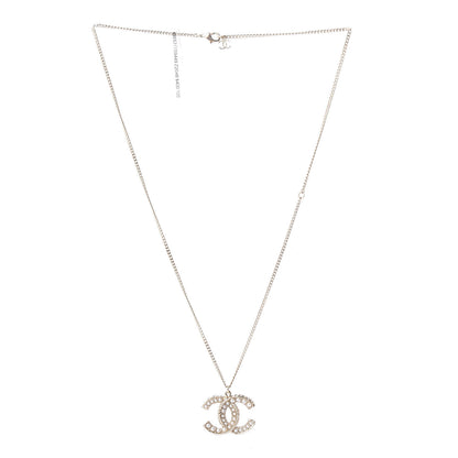 Chanel Pearl CC Pendant Necklace Gold 2 of 6