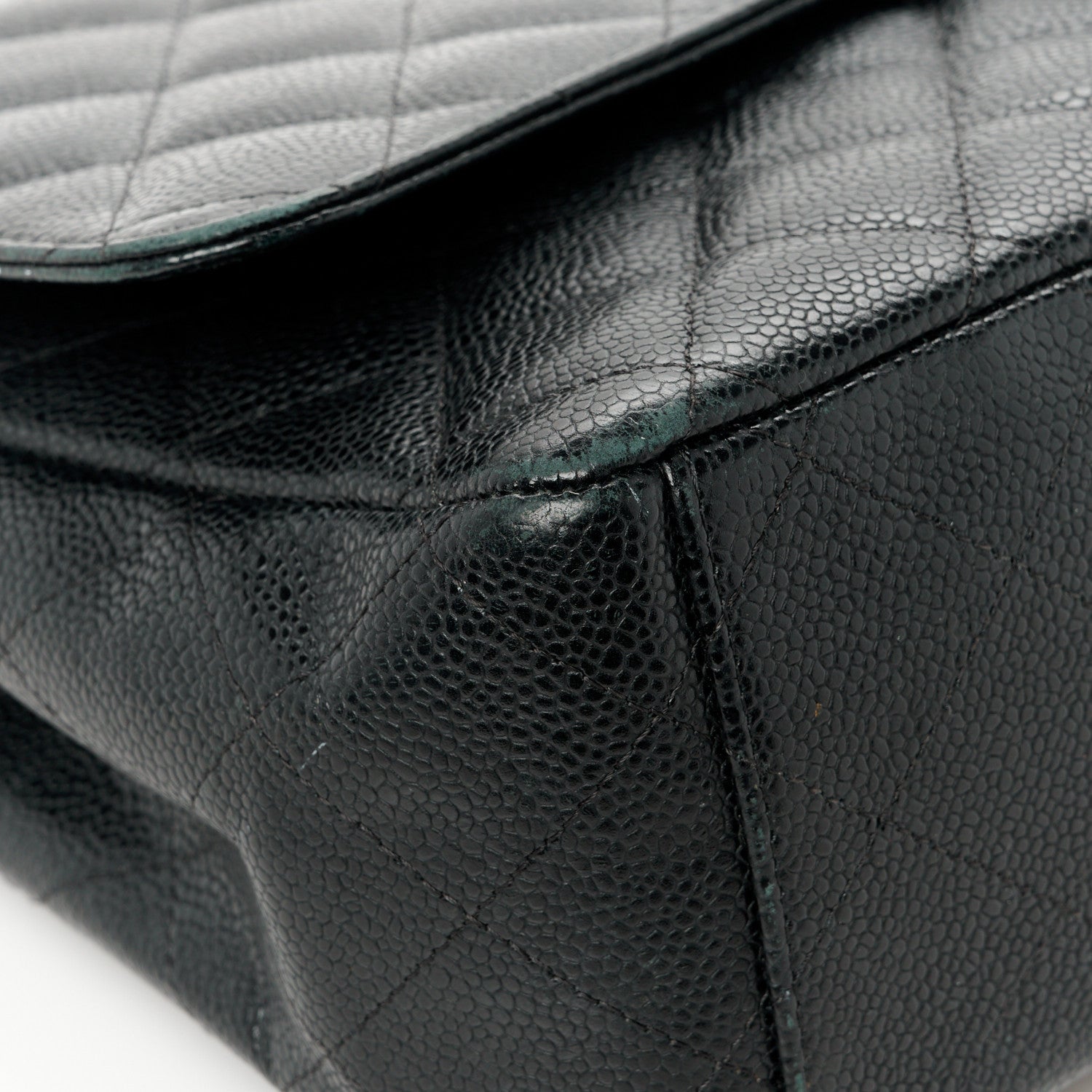 Chanel Caviar Quilted Maxi Double Flap Black 14 of 15