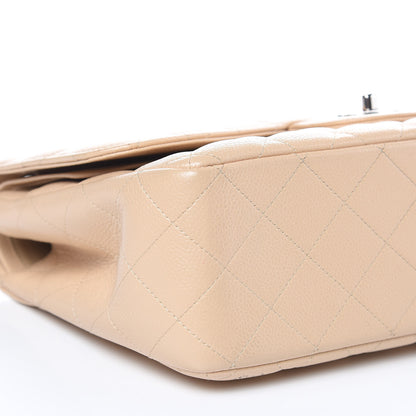 Chanel Caviar Quilted Jumbo Double Flap Beige Clair 8 of 16
