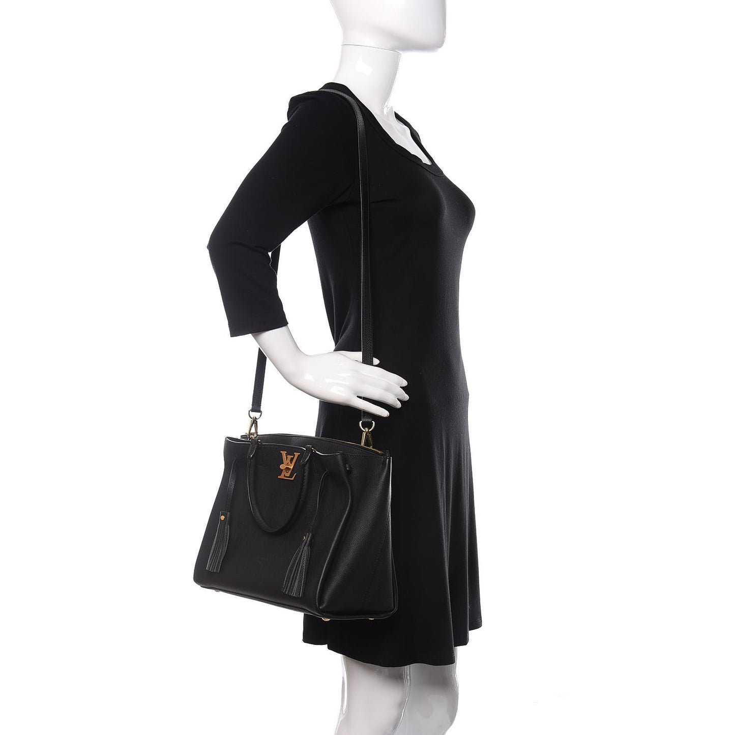 Calfskin Lockmeto Black