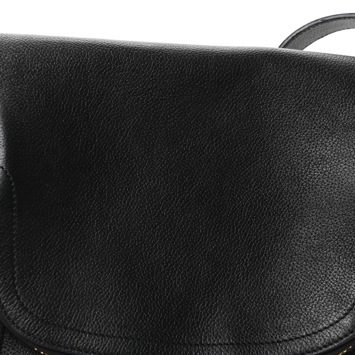 Grained Calfskin Medium Jennifer Crossbody Bag Black
