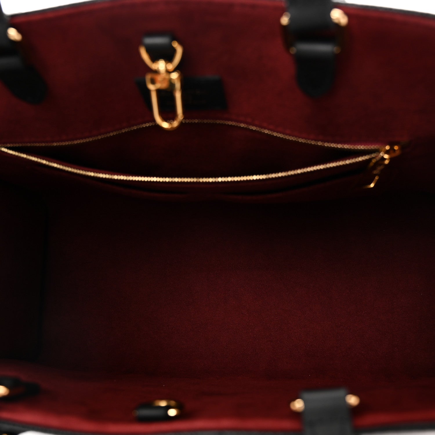 Louis Vuitton Empreinte Monogram Giant Onthego MM Black Beige 5 of 10