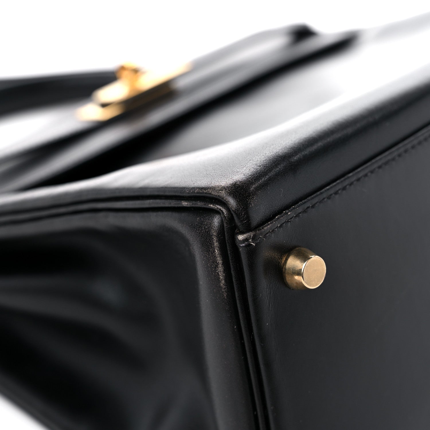 Hermes Box Kelly Retourne 32 Black 8 of 21