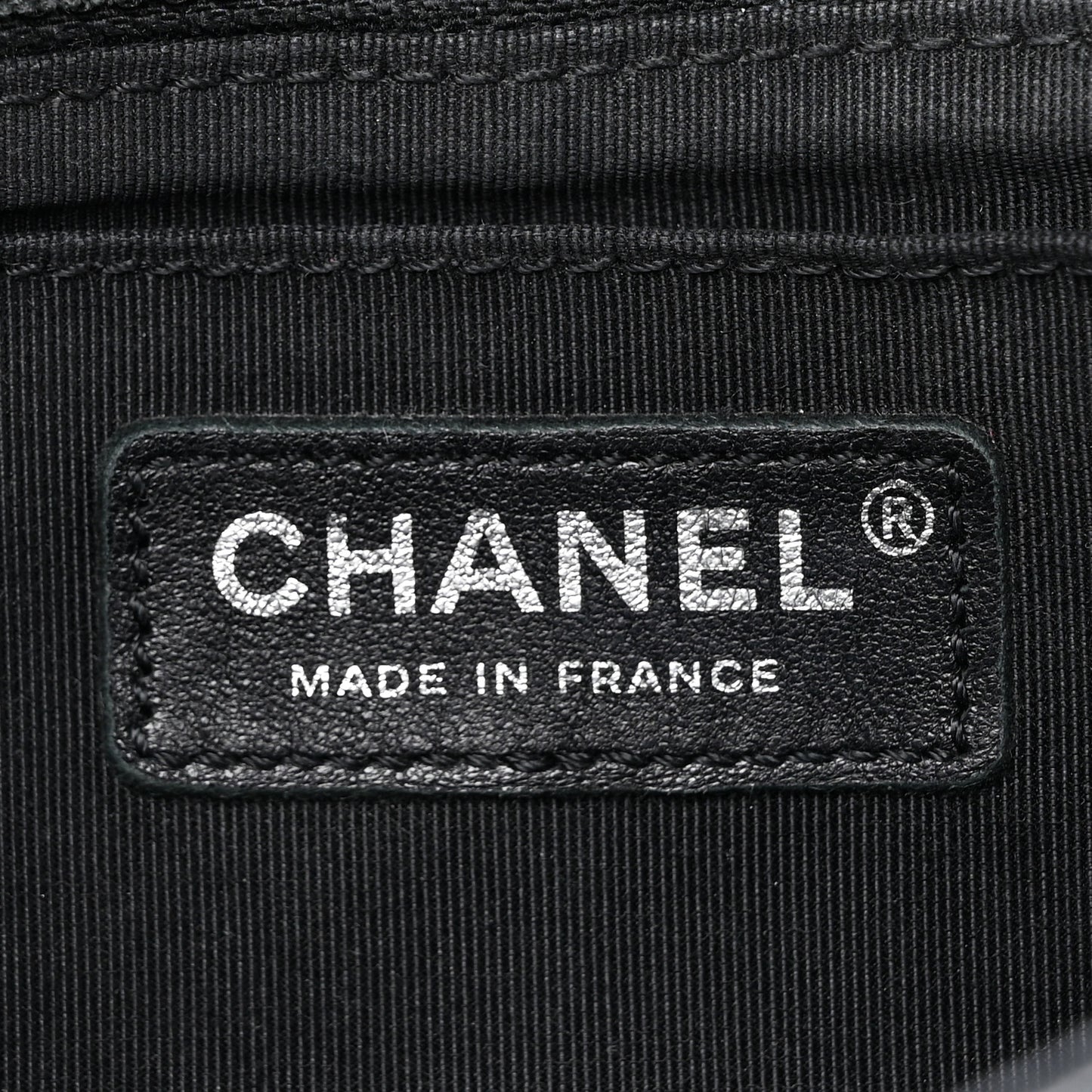 Caviar Chevron Quilted Small Single Flap Black
