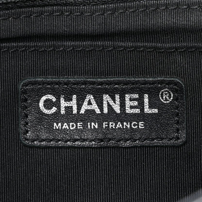Chanel Caviar Chevron Quilted Small Single Flap Black 6 of 10