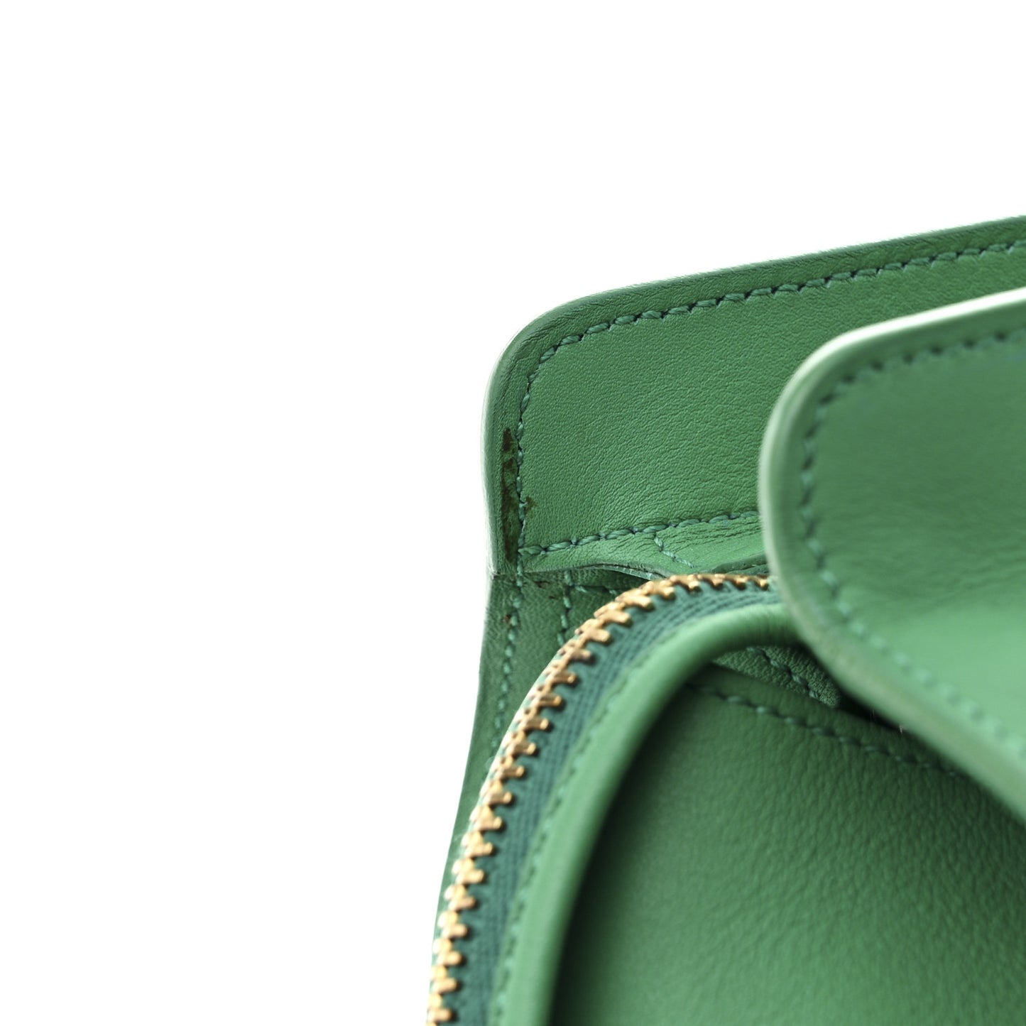 Calfskin Medium Classic Y Cabas Green