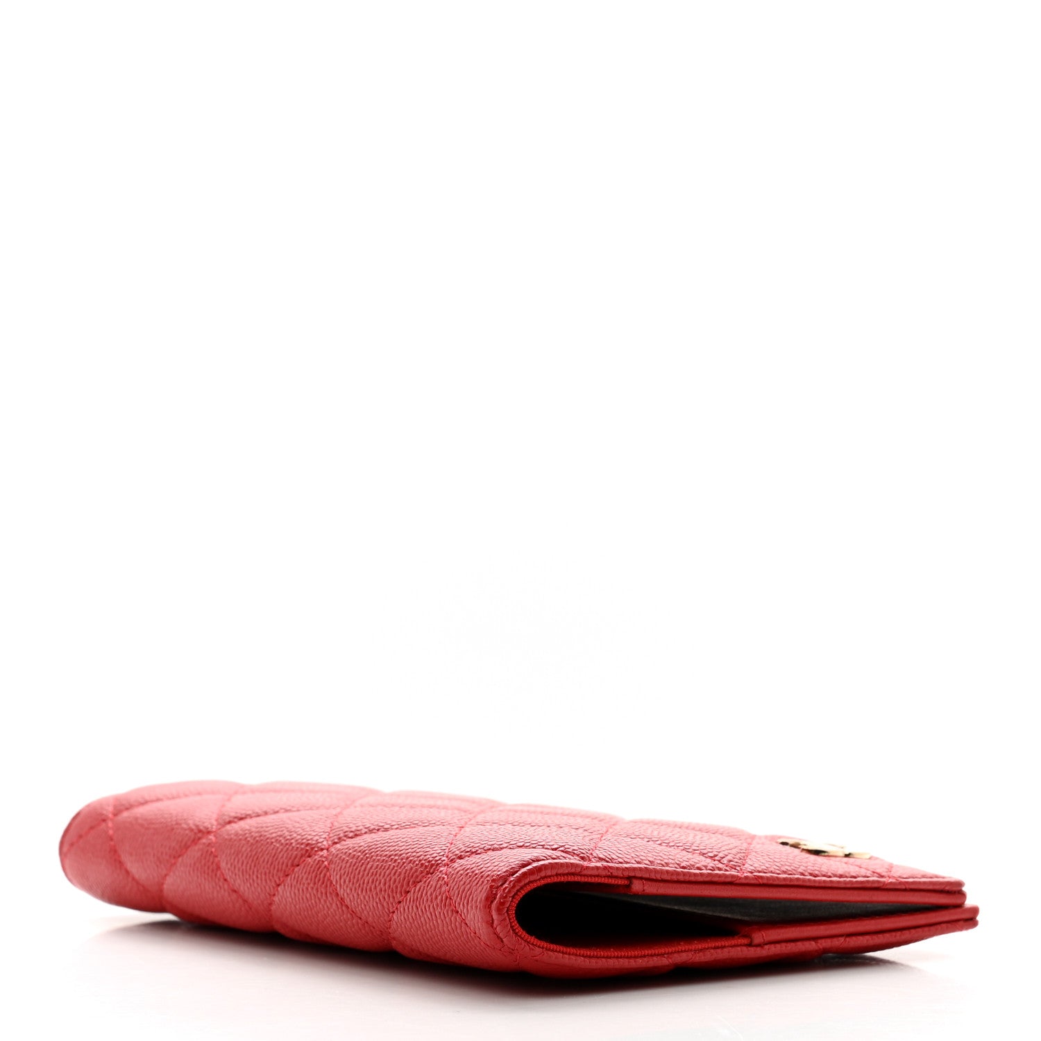 Chanel Caviar Quilted Passport Holder Red 4 of 8