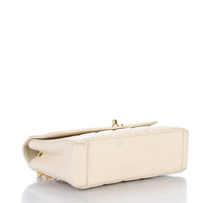 Chanel Caviar Quilted Medium Single Flap Beige Clair 4 of 12