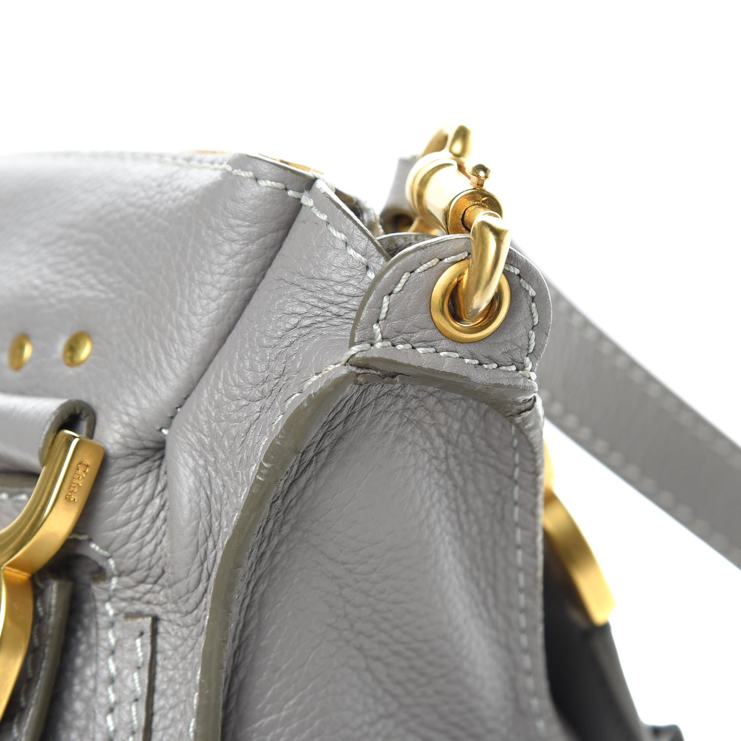 Chloe Calfskin Medium Marcie Satchel Cashmere Grey 14 of 18