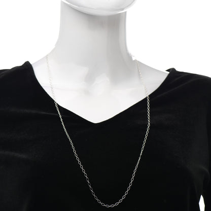 Tiffany Sterling Silver Oval Link Chain Necklace 31" 2 of 6