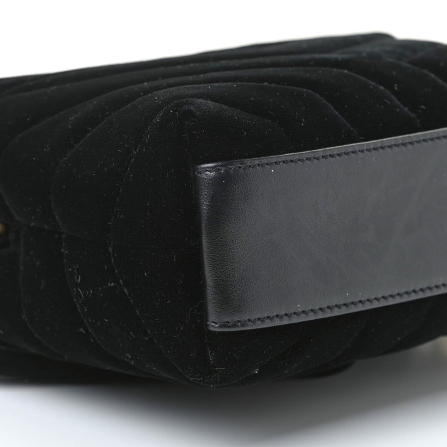 Velvet Y Quilted Monogram Toy Loulou Chain Satchel French Black