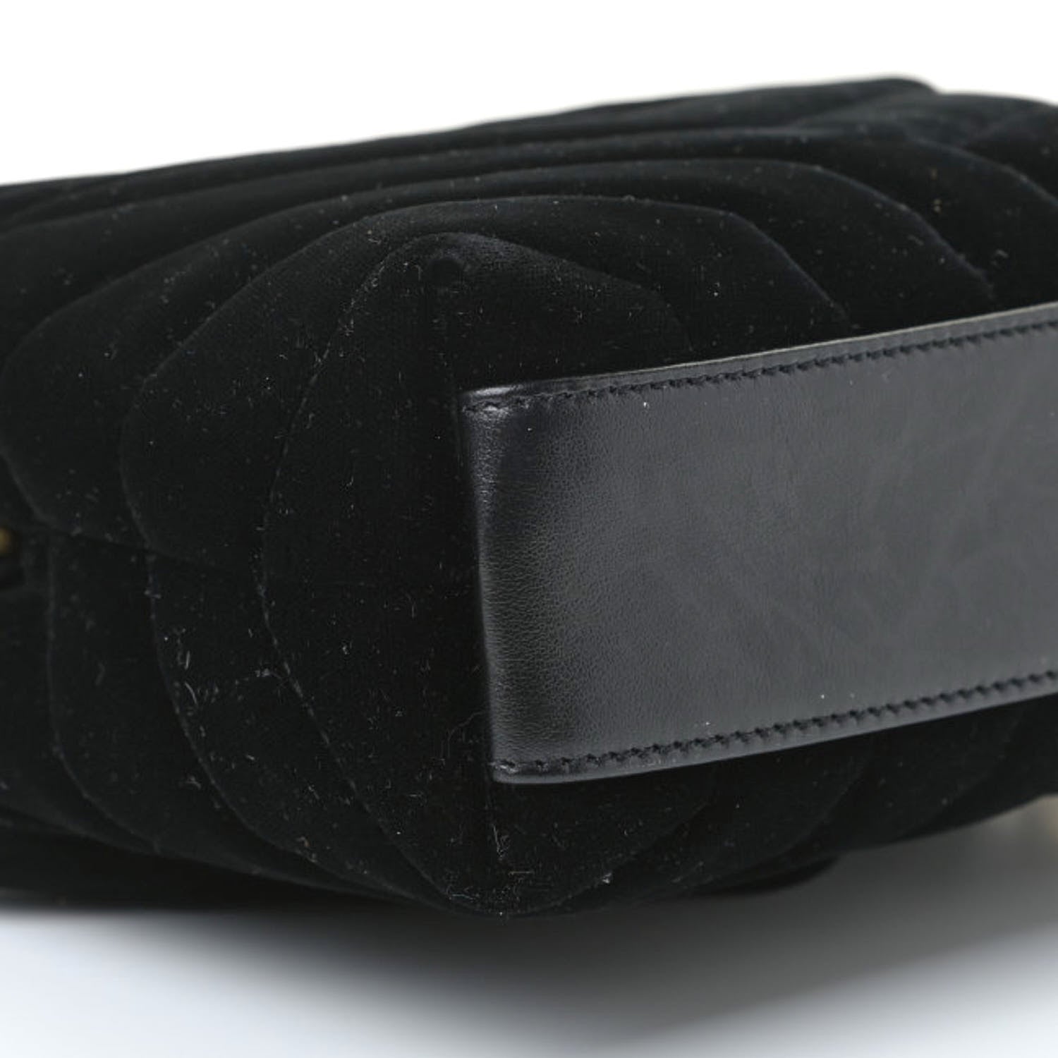 Saint Laurent Velvet Y Quilted Monogram Toy Loulou Chain Satchel French Black 6 of 8