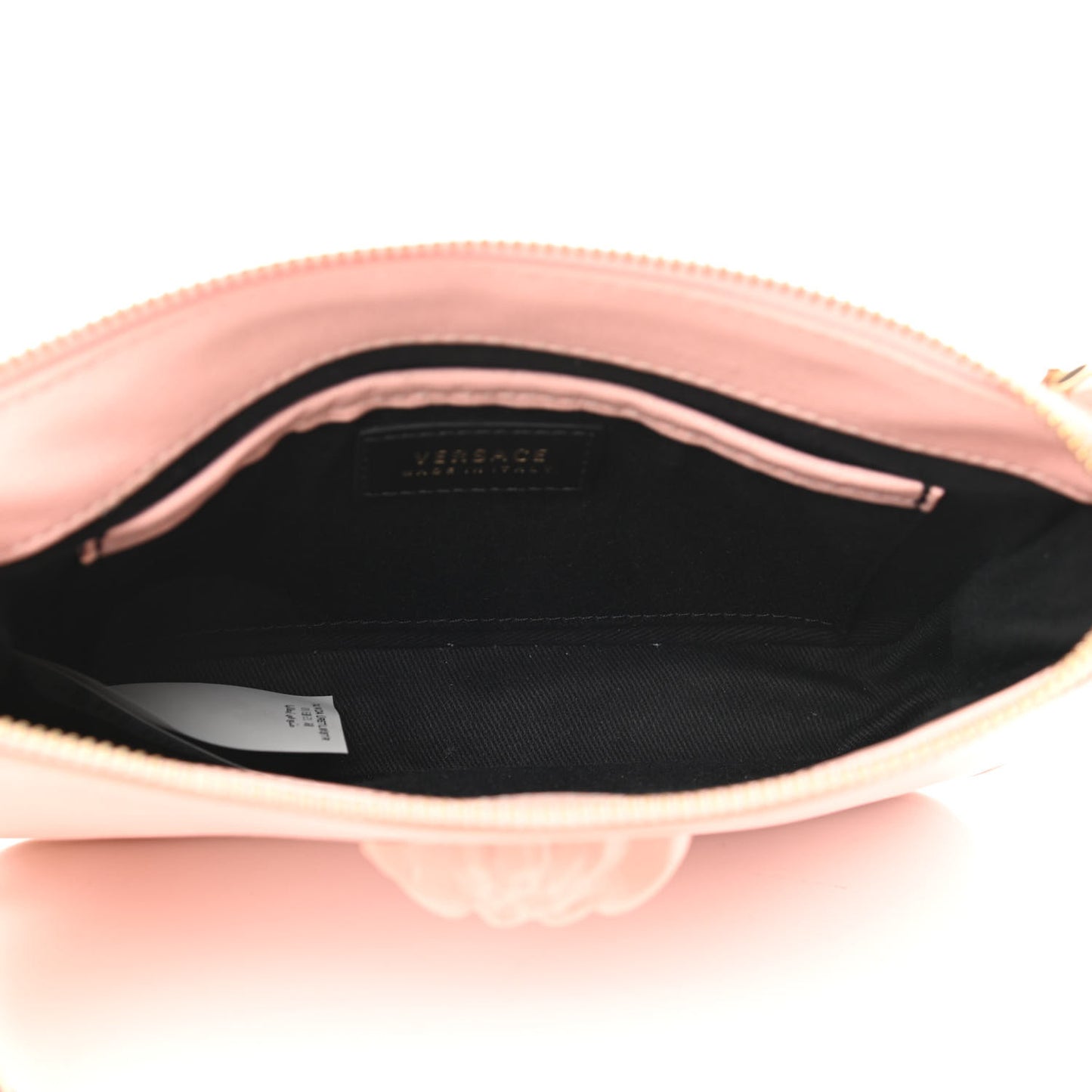 Saffiano Calfskin Palazzo Chain Crossbody Light Pink
