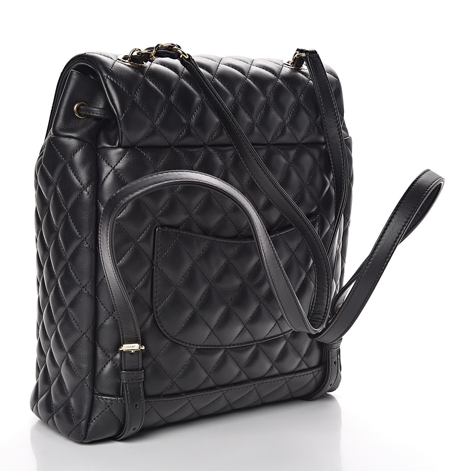 Chanel Lambskin Quilted Large Urban Spirit Backpack Black 3 of 11