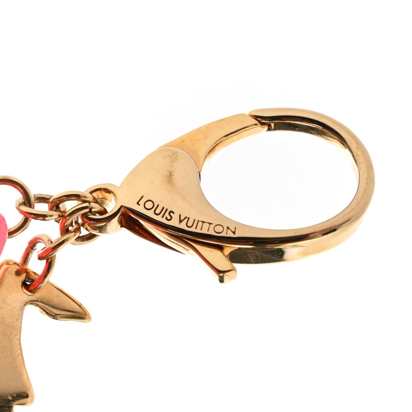 Graffiti Bag Charm Pink