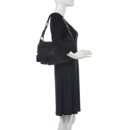 Prada Tessuto Nylon Shoulder Bag Black 2 of 8