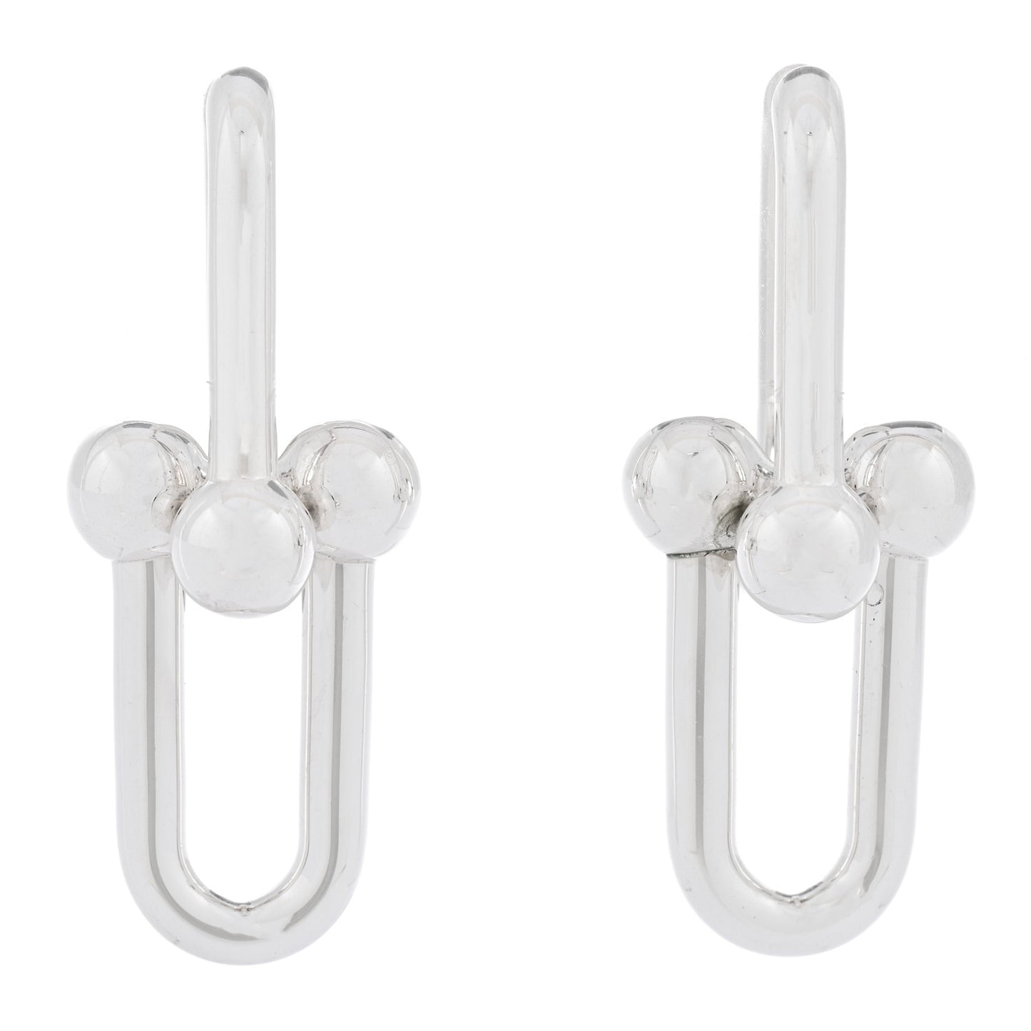 Sterling Silver Extra Large HardWear Link Earrings