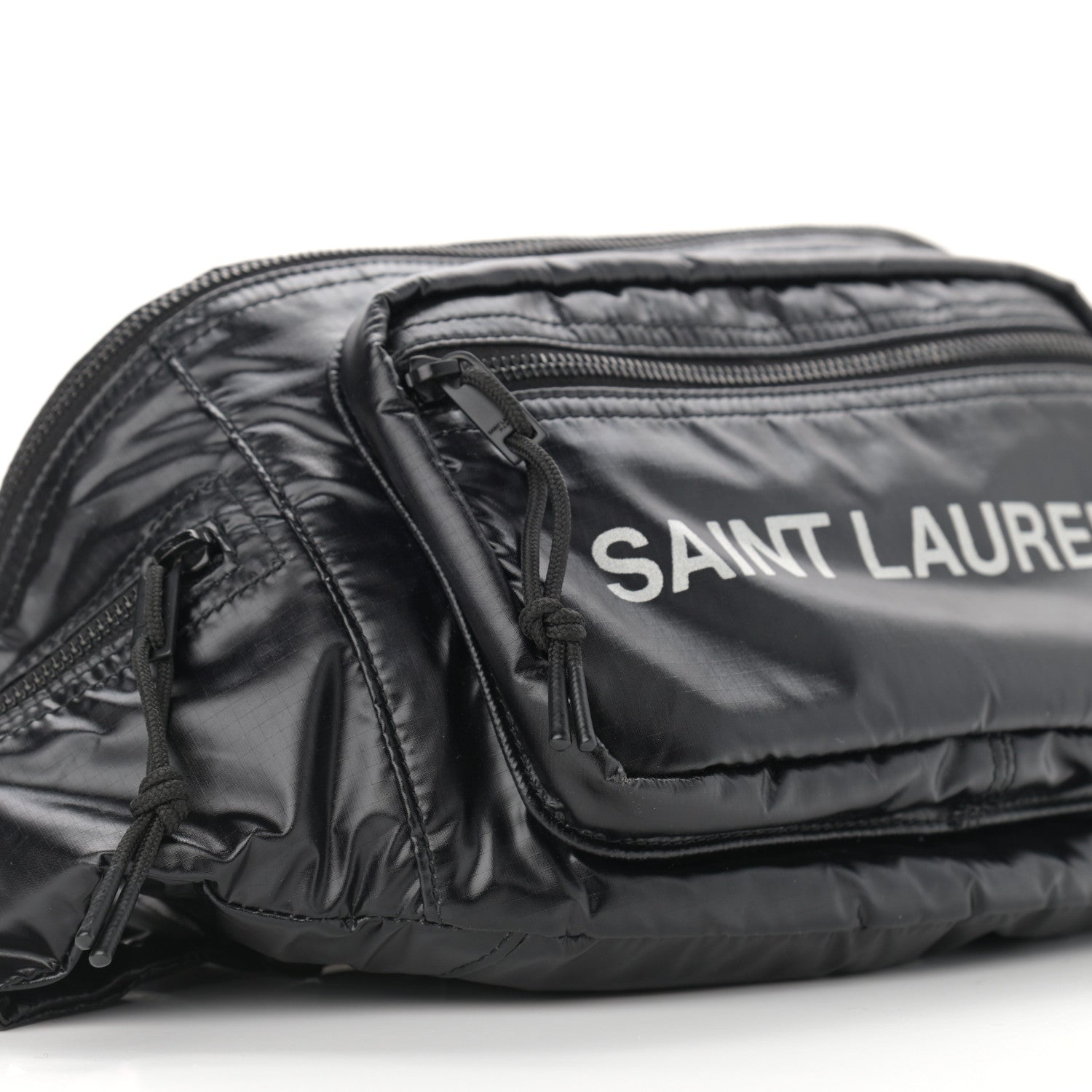 Saint Laurent Nylon Logo Nuxx Body Belt Bag Black 9 of 10