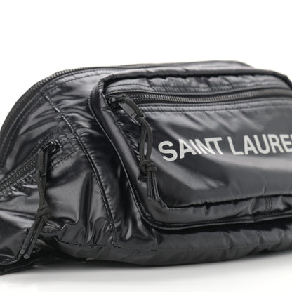 Saint Laurent Nylon Logo Nuxx Body Belt Bag Black 9 of 10