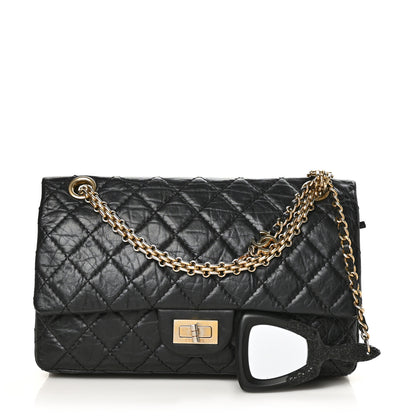 Chanel Aged Calfskin Quilted 2.55 Reissue 225 Flap Black 1 of 9