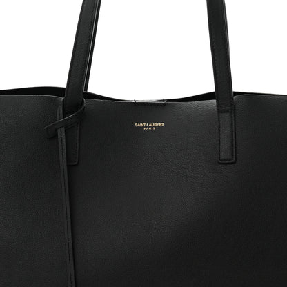 Saint Laurent Calfskin Large Shopping Tote Black 19 of 23