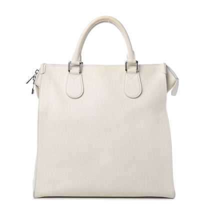 Louis Vuitton Calfskin Cabas Naxos White 1 of 11