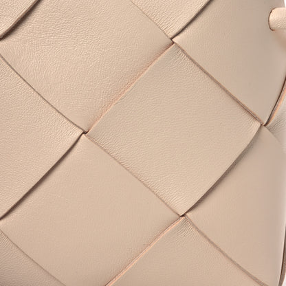 Bottega Veneta Lambskin Maxi Intrecciato Mini Cassette Camera Bag Macaroon 7 of 10