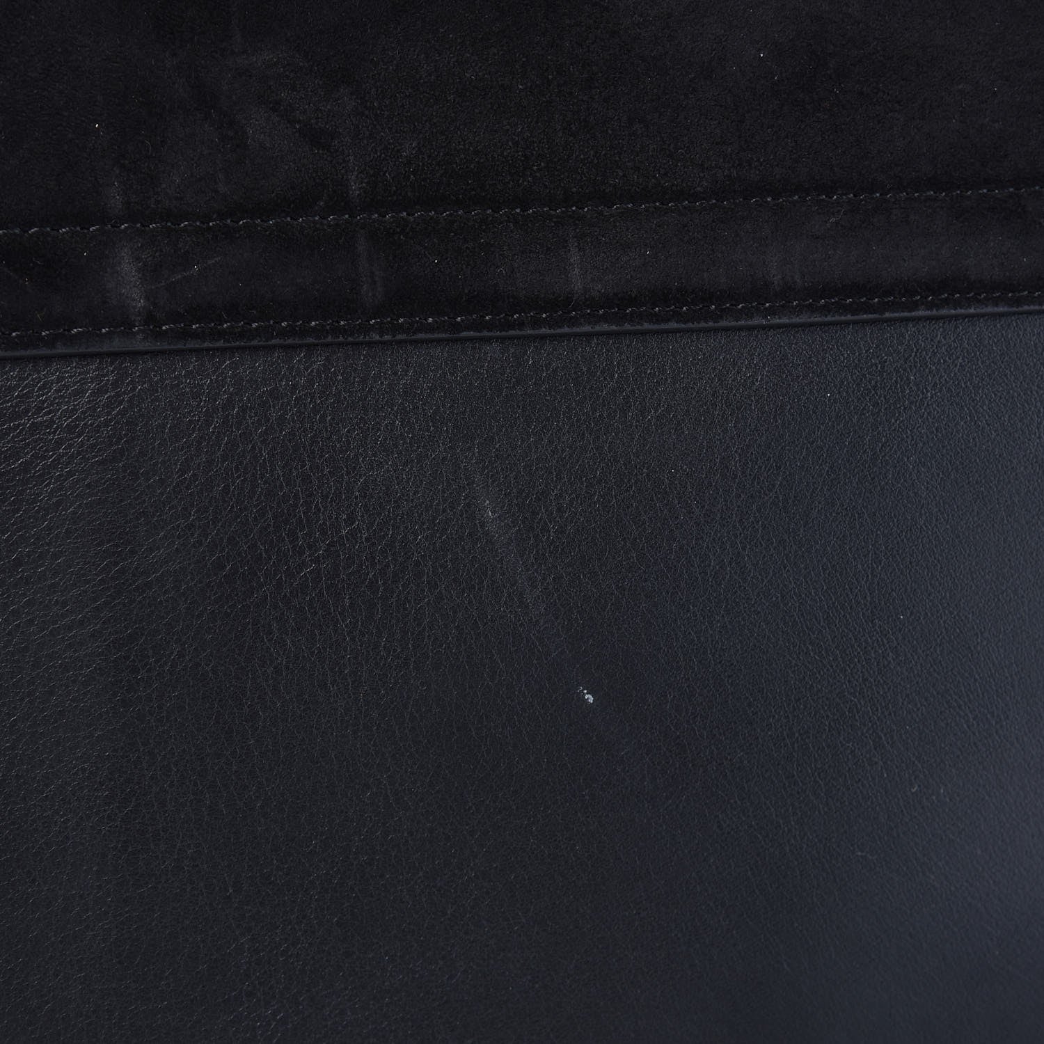 Chloe Suede Calfskin Medium Faye Shoulder Bag Black 8 of 9
