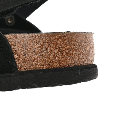 Christian Dior X BIRKENSTOCK Felted Wool Nubuck Calfskin Tokio Mule 36 Black 9 of 12