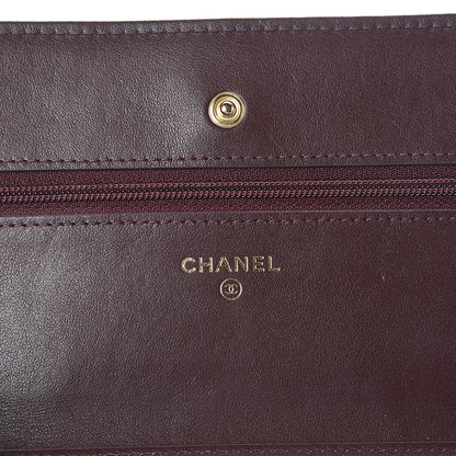 Chanel Felt Quilted Paris-Hamburg Charms Wallet On Chain WOC Dark Navy 6 of 11