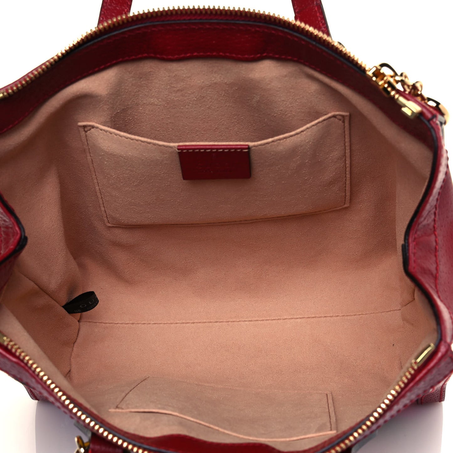 GG Supreme Monogram Flora Web Small Ophidia Tote Bag Red