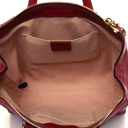 Gucci GG Supreme Monogram Flora Web Small Ophidia Tote Bag Red 5 of 10