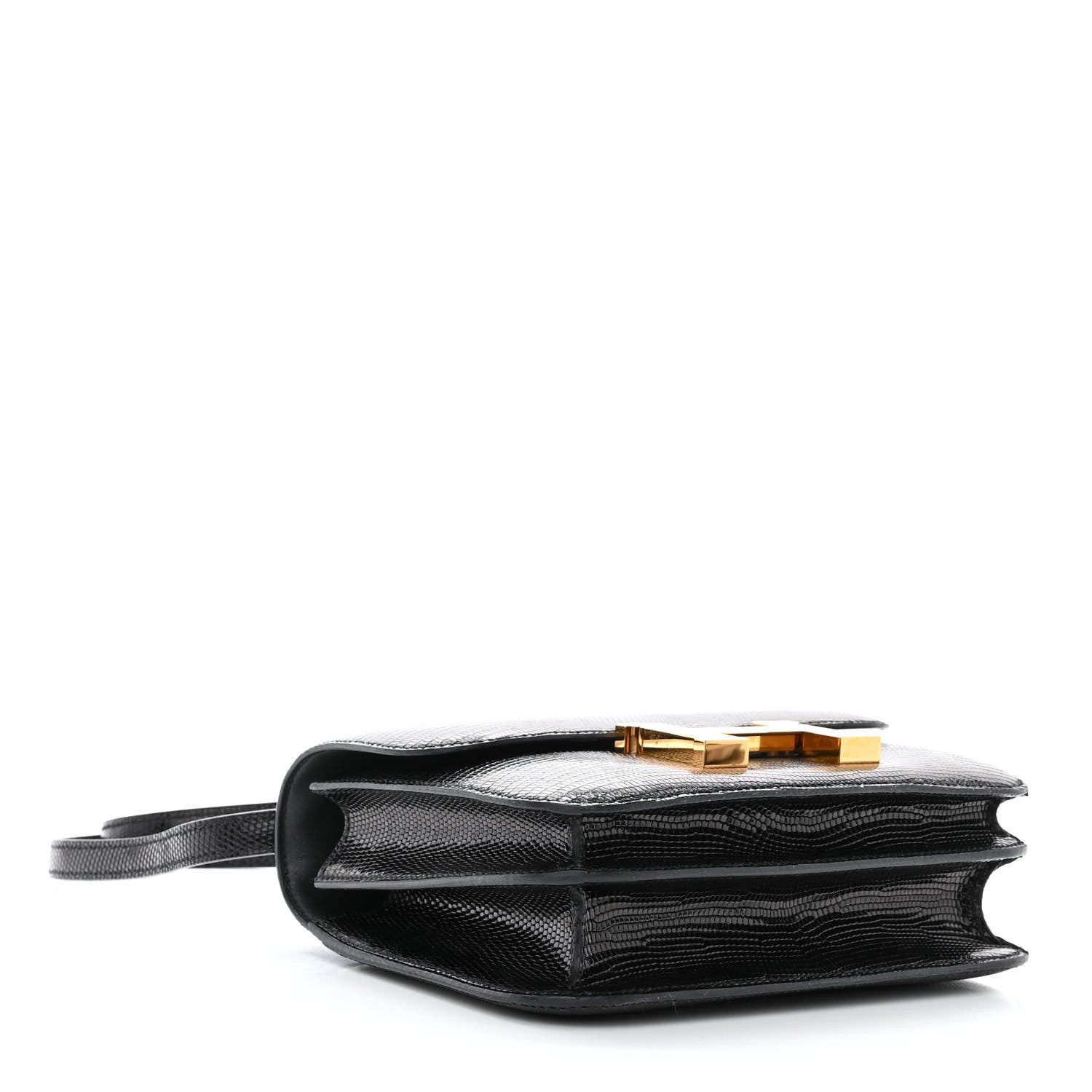 Hermes Lizard Constance 18 Black 4 of 11