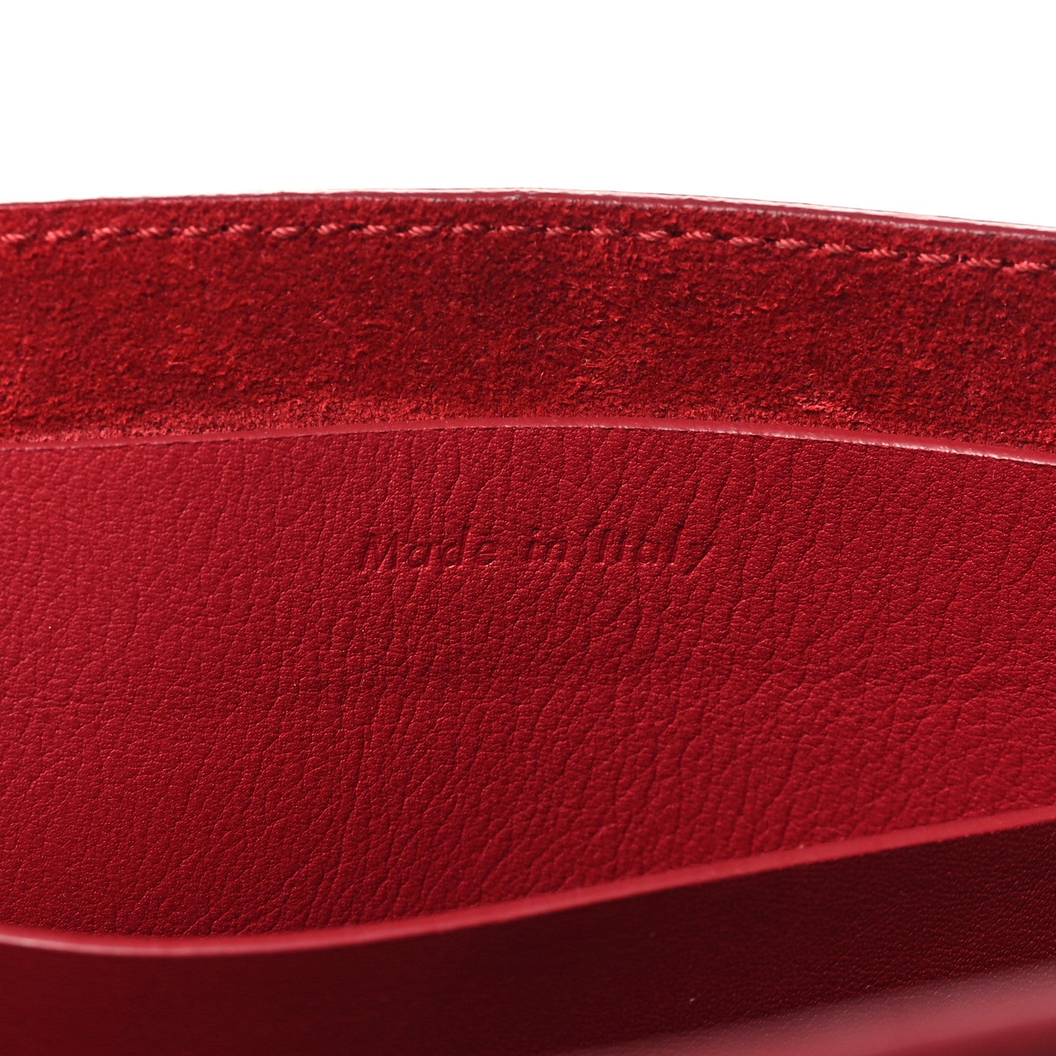 Celine Supple Grained Calfskin Big Bag Bucket Red 7 of 10
