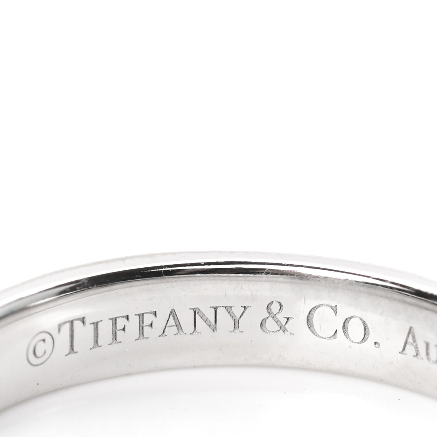 18K White Gold Atlas X Closed Narrow Ring 49 5