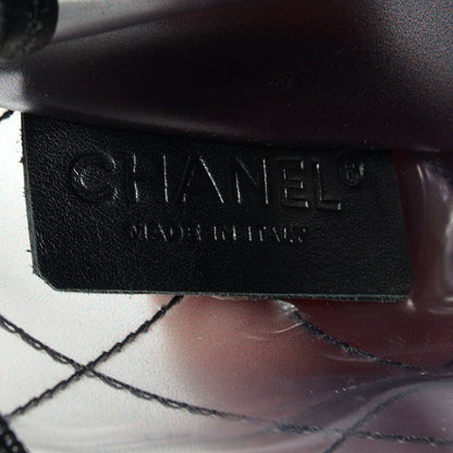 Chanel Vinyl Naked Pochette Black 6 of 7