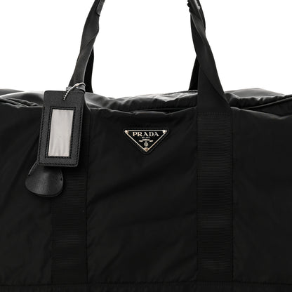 Prada Tessuto Nylon Saffiano Carry On Travel Bag Black 7 of 10