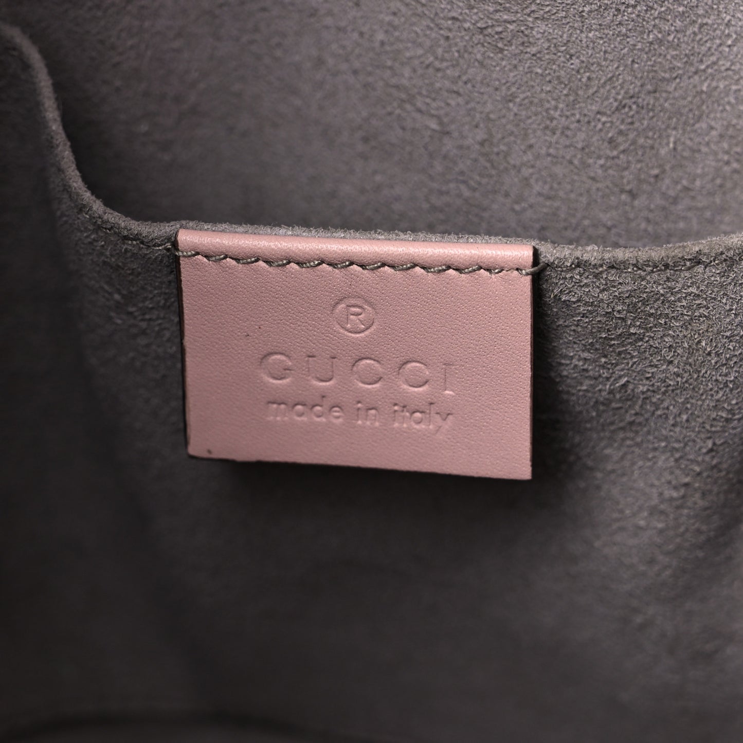 Calfskin Matelasse Sylvie Web GG Marmont Bucket Bag Perfect Pink