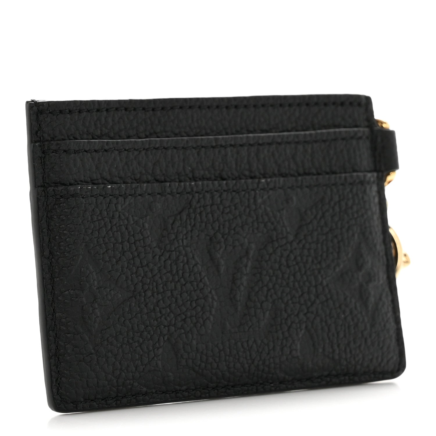 Louis Vuitton Empreinte Monogram LV Charms Card Holder Black 3 of 8