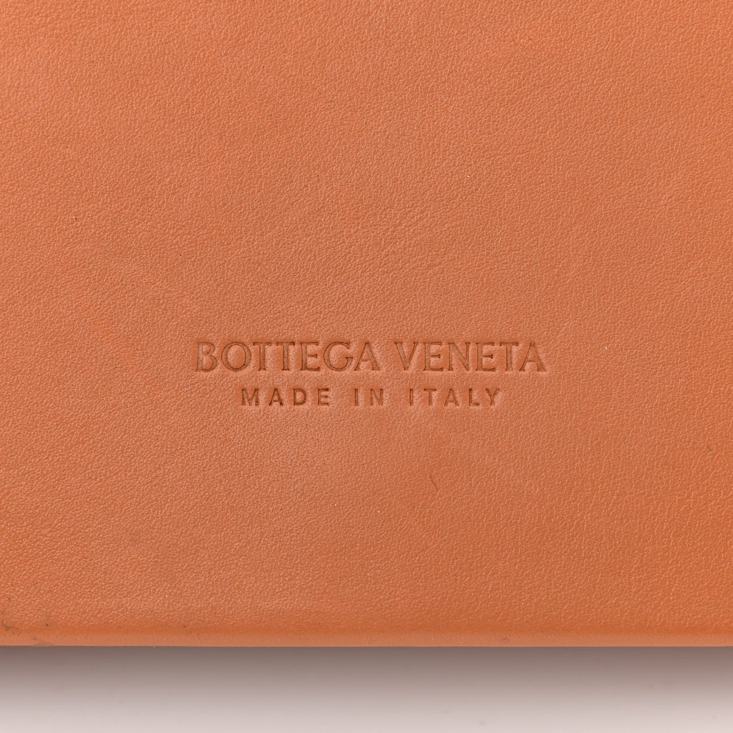 Calfskin Embossed Envelope Wallet Crossbody Bag Tan