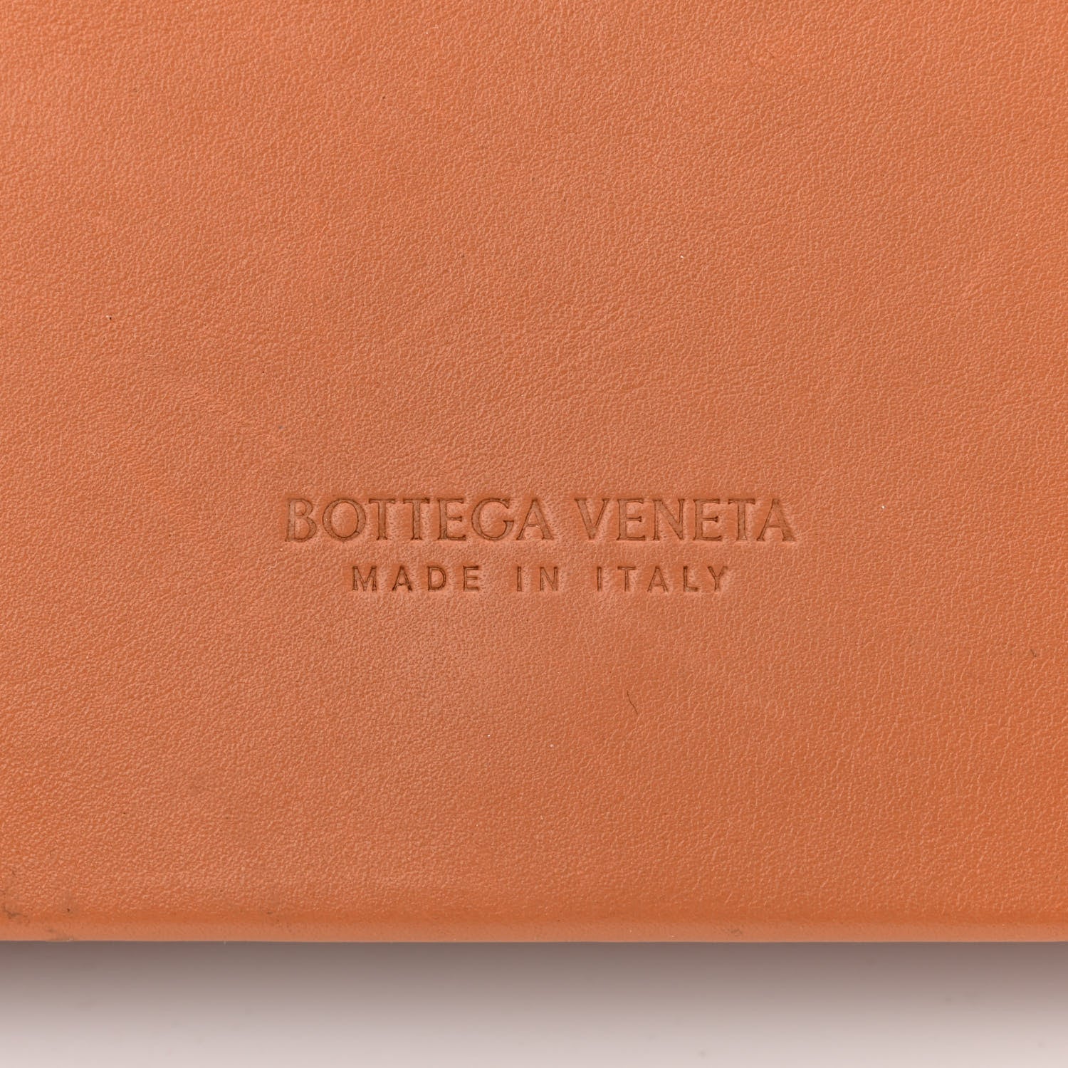 Bottega Veneta Calfskin Embossed Envelope Wallet Crossbody Bag Tan 6 of 10