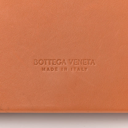 Bottega Veneta Calfskin Embossed Envelope Wallet Crossbody Bag Tan 6 of 10