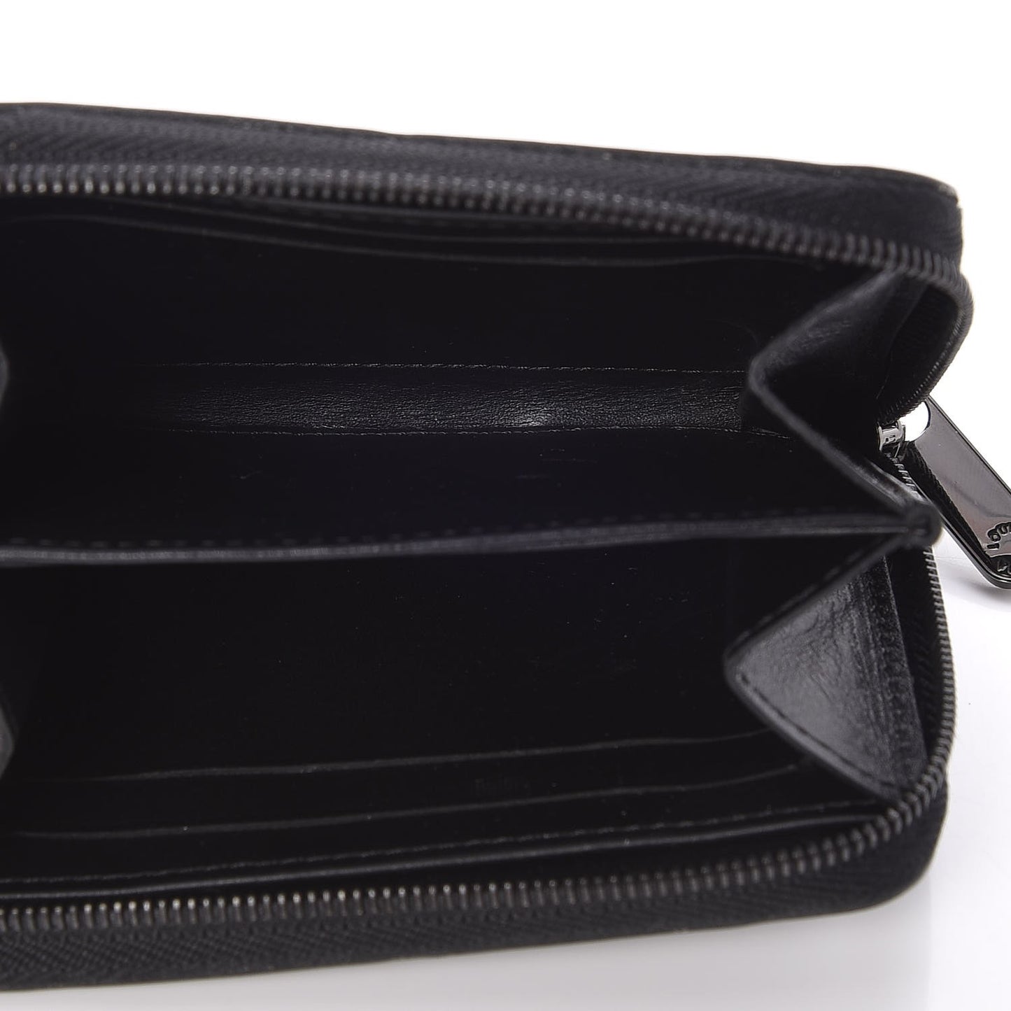 Vernis Zippy Coin Purse Wallet Noir Magnetique