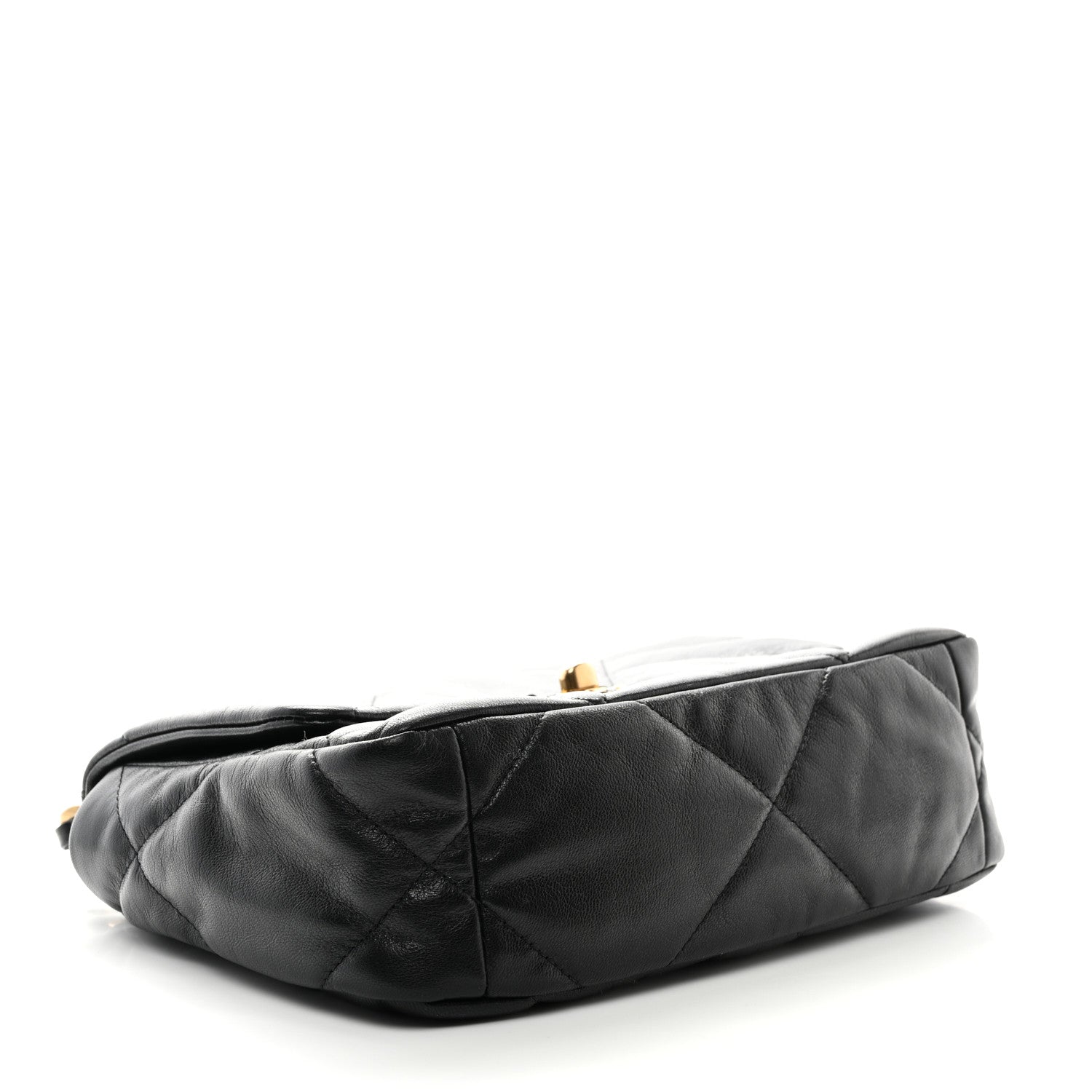 Chanel Goatskin Quilted Medium Chanel 19 Flap Black 4 of 10