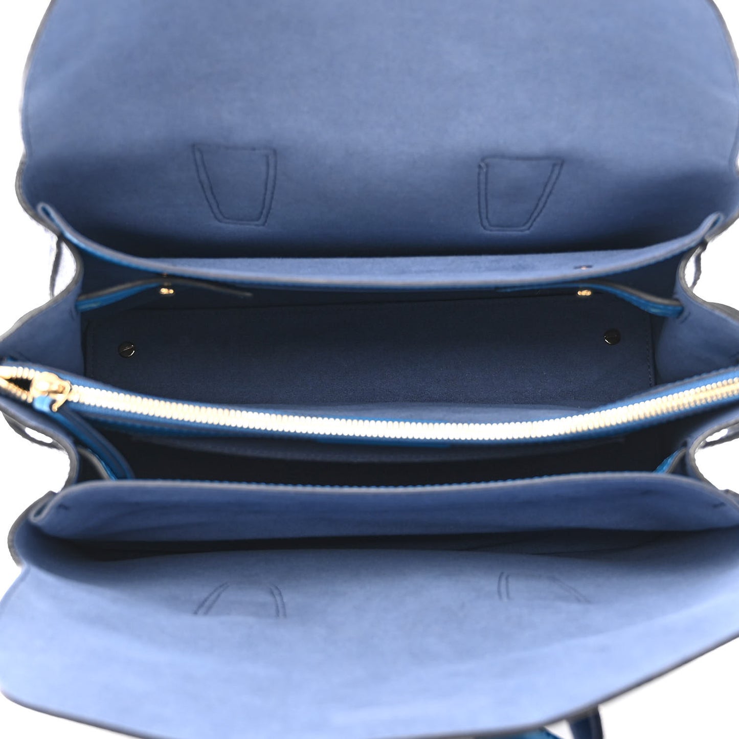 Grained Calfskin Medium Milla Tote Navy