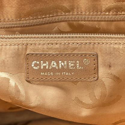 Chanel Caviar Flap Shoulder Bag Beige 6 of 11