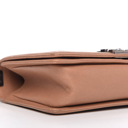 Chanel Caviar Quilted Medium Boy Flap Camel 6 of 9