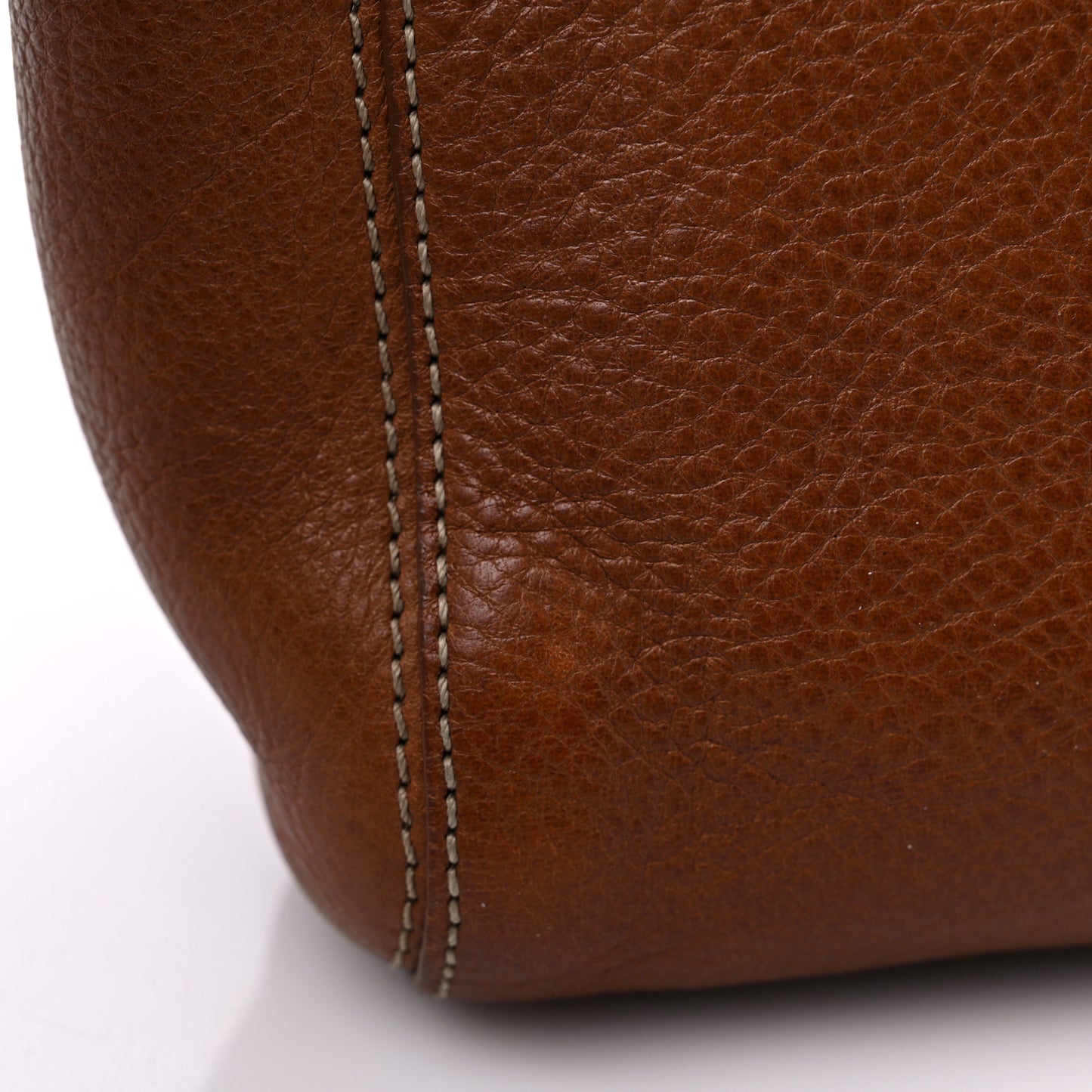 Natural Calfskin Small Lily Flap Oak