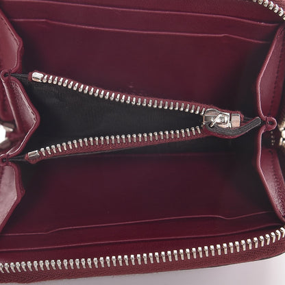 Gucci Crocodile Zip Around Card Case Cherry Gloss 5 of 8