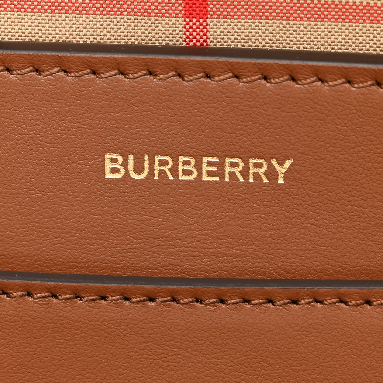 Burberry Smooth Calfskin Triple Stud Small Belt Bag Black Tan 6 of 10